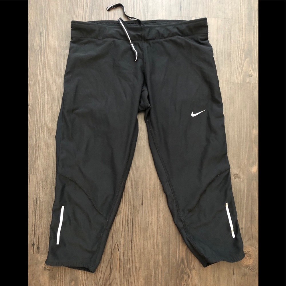 WOMENS NIKE RUNNING PANTS 3/4 LENGTH SMALL